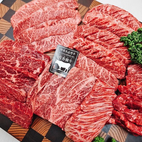 2023년 가성비 최고 소고기오마카세 - Korean Beef Omakase 암소 한우 특수부위 치마 부채 등심 제비추리 업진살 오마카세 5종세트, 한우암소 오마카세 5종세트