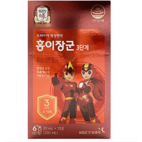 2023년 가성비 최고 홍이장군면세점 - 정관장몰 홍이장군3단계 (20ml*30포), 1개, 20ml