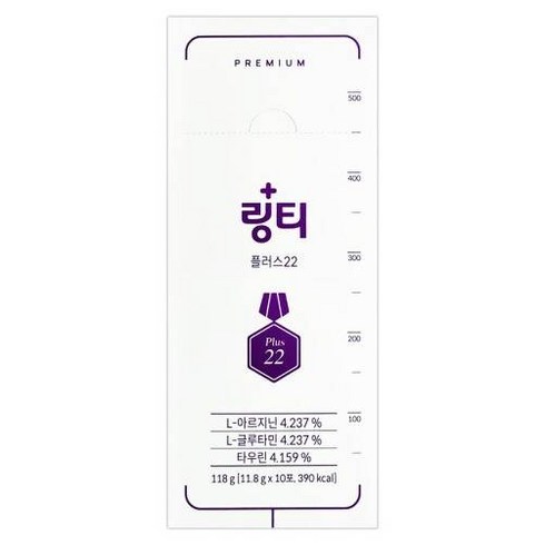 [링티] 링티 플러스22 (11.82g x 10포) 링티플러스 신제품_마시는 링거워터! (3 BOX 이상구매시 링티 전용 보틀 증정!), 11.82g, 10개