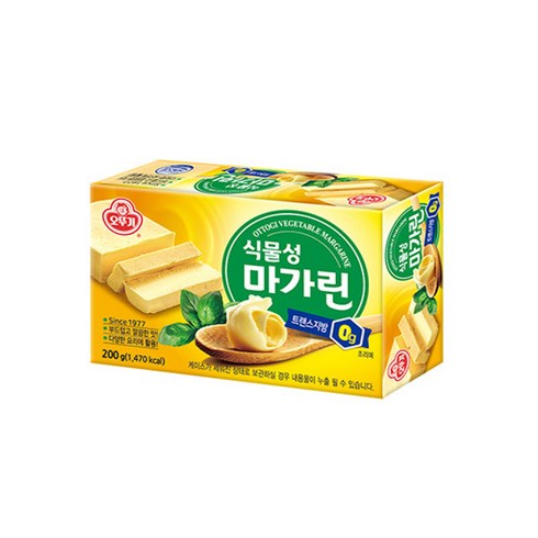 오뚜기 식물성 마아가린 200g 16개(1박스), 16개