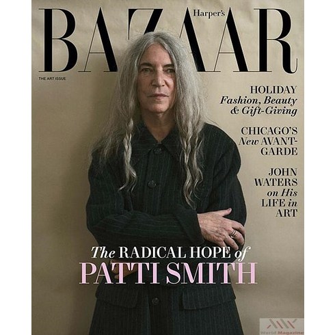 Harpers Bazaar Usa 2022년12/1월호 (하퍼스 바자 미국 여성 패션 잡지 Patti Smith 패티 스미스) - 당일발송