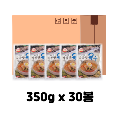 농민식품 - 농민식품 냉면육수 350g x 30봉, 30개