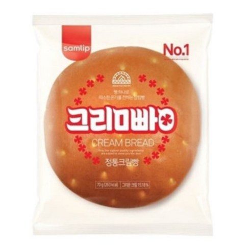 삼립 정통크림빵 75G, 30개