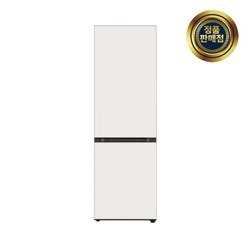 h874gcb312 - [색상선택형]LG 모던엣지 냉장고 오브제컬렉션 글라스 344L Q342AAA133, Q342GBB133S, 베이지(상단) + 베이지(하단)