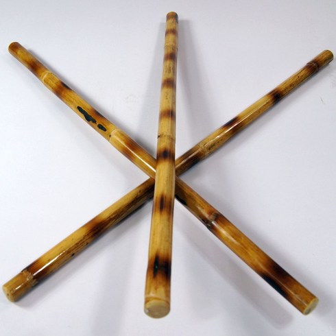 칼리아르니스 등나무 지팡이 쌍봉 호신 단련 곤봉 쌍절봉 스틱 합기도 절권도 호신용 단단한 원목, 길이 60cm 지름 2.5cm  1개