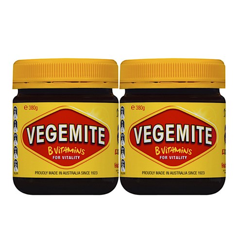 Vegemite 베지마이트 호주 잼 380g 2팩, 2개