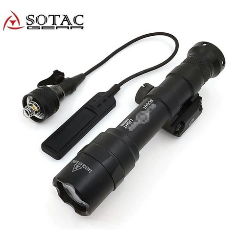 SOTAC M600B 스카우트 LED 전술 라이트 블랙, 1개