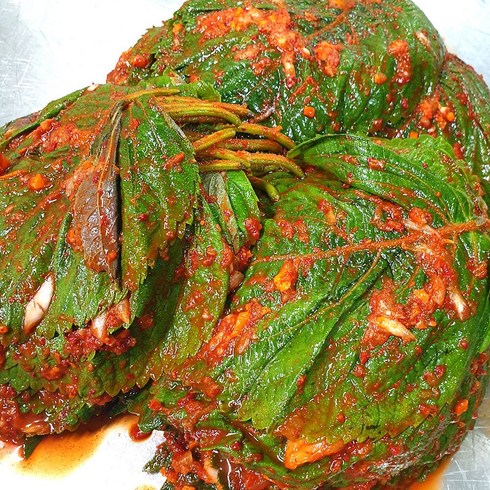 깻잎김치 - [자연락 남도김치] 국내산 깊고 진한맛 깻잎김치 1kg 2kg, 1개