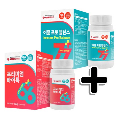 비너톡 - 프리미엄 바이톡 160g + 이뮨 프로 밸런스 285g 세트, 1개, 기본