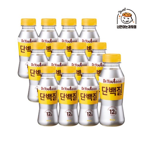 오리온 닥터유 드링크 단백질 바나나 240ml x 12개 프로틴 헬스 보충제, 단품