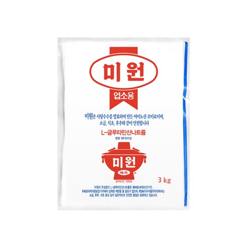 미원3kg - 미원(업소용), 3kg, 2개