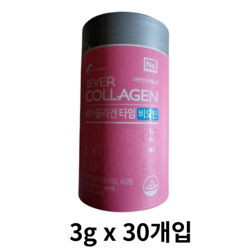 에버콜라겐 타임 비오틴, 90g, 4개