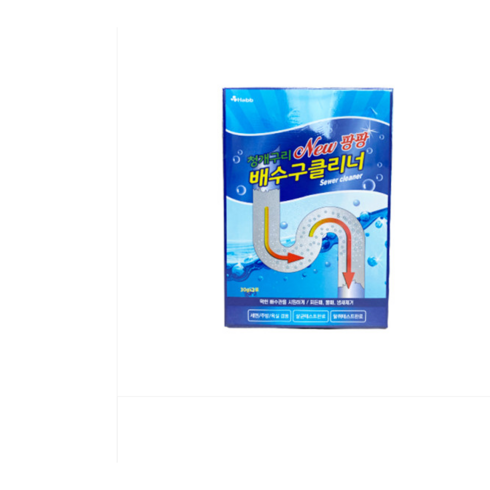 NEW팡팡 배수구 클리너 세정제 4BOX(12포), 4개, 30g