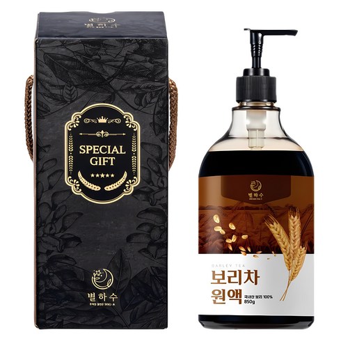 별하수 97% 보리차 진액 850g + 펌프 + 휴대용기, 1개