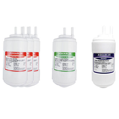 쿠쿠 정수기 - 쿠쿠정수기필터 호환 CP-PS011G 프리미엄 1년세트, (PS011G)4인치복합단방향5개