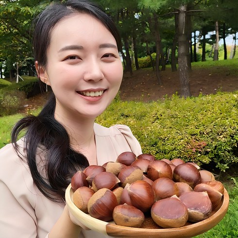 공주옥광밤 - 공자매 농축수산 햇알밤 옥광밤 공주정안알밤, 2kg, 1박스, 알밤(특대)