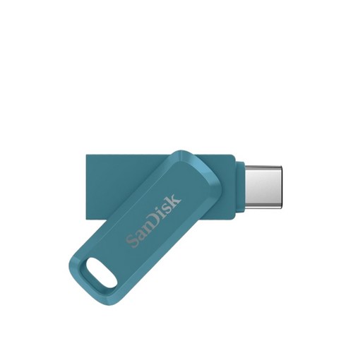 샌디스크 USB 메모리 Ultra Dual Go 울트라 듀얼 고 Type-C OTG USB 3.1 SDDDC3 128GB 나바지오블루