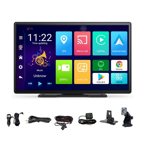 imagebon - Imagebon Android 13 차량용내비게이션 4G RAM 64G ROM 무선 카플레이 안드로이드 오토 미러 링크, With 6m Rear Cam