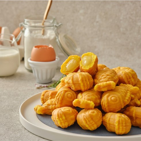 이안애푸드 미니붕어빵 단팥1봉+슈크림1봉+카스테라1봉, 3개, 750g