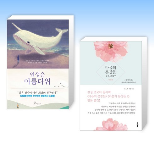 중국어필사 - (오늘의 책) 인생은 아름다워 + 마음의 문장들 특별판-중국어 필사 (전2권)