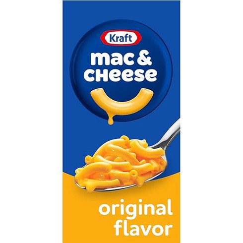 크레프트 마카로니 앤 치즈 오리지널 Kraft Macaroni & Cheese Dinner Original, 206g, 3개