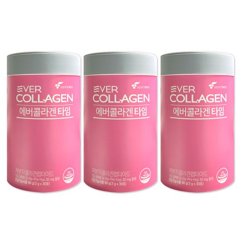 에버콜라겐타임 - 에버콜라겐 타임, 90g, 3개