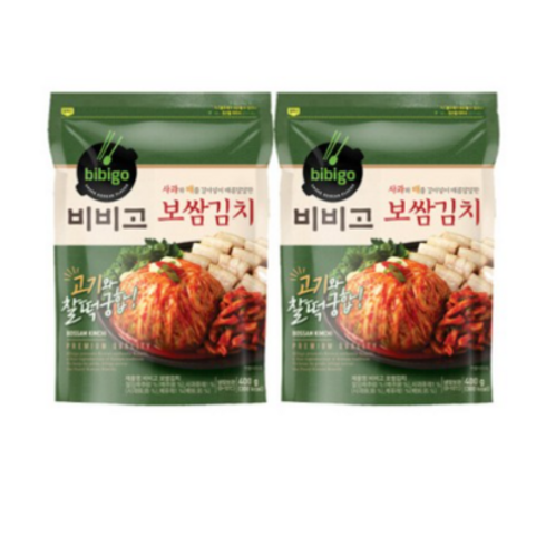 비비고보쌈김치 - (냉장) 김치 비비고 보쌈김치 400g x 2개