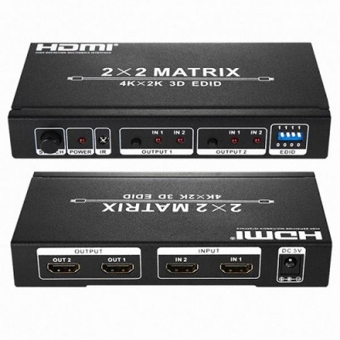 넥스트 이지넷유비쿼터스 NEXT-2202HDM 2x2 HDMI 매트릭스 스위치