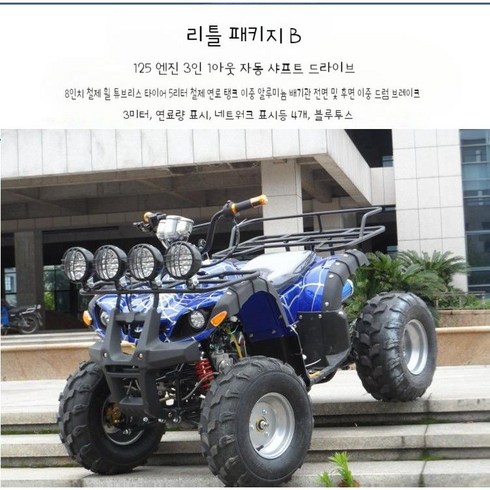 ATV 4륜오토바이 산악용 로드바이크150CC, B 리틀 패키지