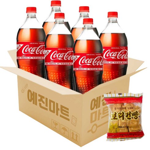 [예진마트] 코카콜라 업소용 1.25L 6PET, 6개