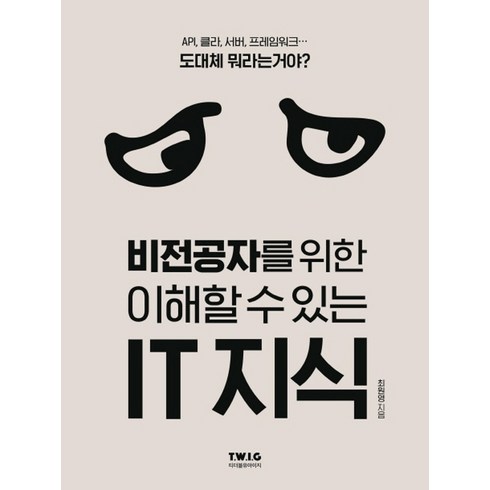 티더블유아이지 비전공자를 위한 이해할 수 있는 IT 지식, 단품