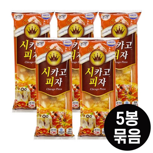 시카고피자 - 대신 냉동 시카고피자 120g, 5개