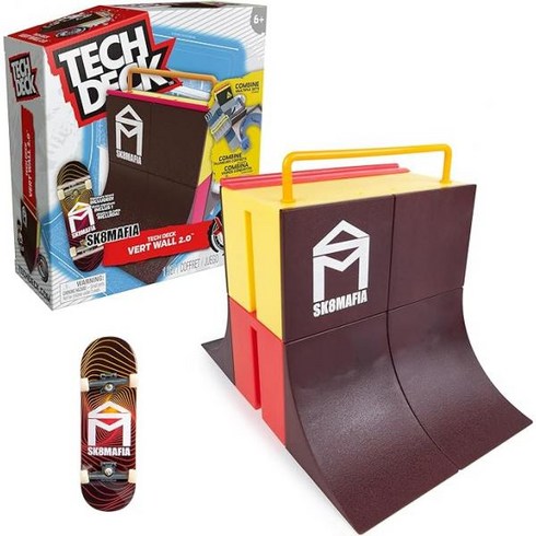 TECH DECK Vert Wall 2.0 X-Connect Park Creator Customizable and Buildable Ramp Set with Exclusiv, one option