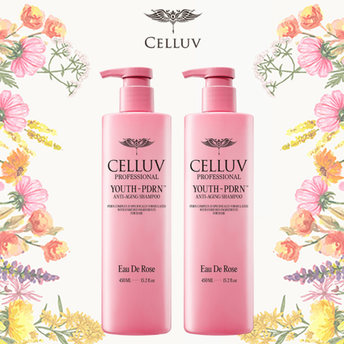  셀럽 PDRN 샴푸 로즈 450mlx3개뮤게 450mlx3개  로즈 200ml - 셀럽 PDRN 샴푸 450ml x 2통 (향 선택), 로즈