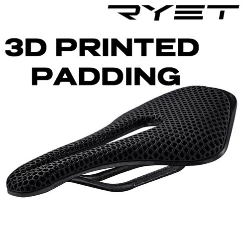 ryet3d안장 - 호비 RYET 3D 자전거안장 초경랑 알로이 탄소섬유 풀카본 MTB 로드, 1개, RYET 3D 프로 크로몰리 안장(255mm)