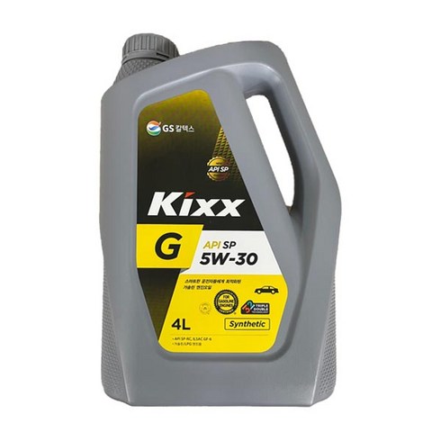 5w30 - KIXX G 5W30 SP 4L 가솔린 엔진오일, 1개