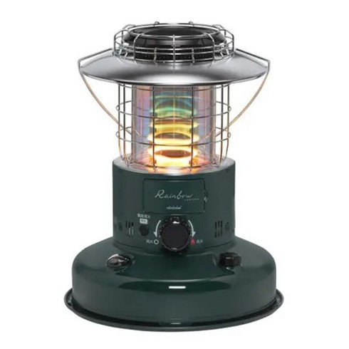 2023년 가성비 최고 토요토미레인보우 - 토요토미 레인보우 석유 스토브 RL-25M-G 다크그린 감성 난로, RL-25M