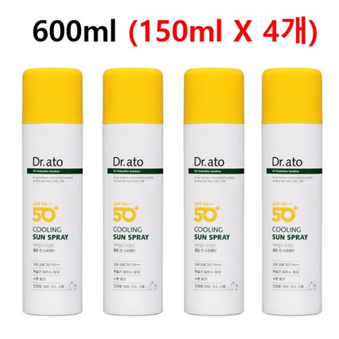 닥터아토선스프레이 - 닥터아토 쿨링 선 스프레이 SPF50+ PA+++, 600ml, 1개