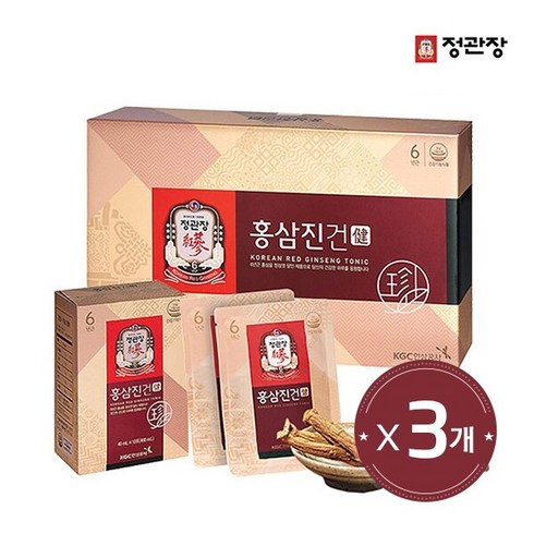 정관장 홍삼진건 40ml x 30포 선물세트 3박스, 30개, 단품