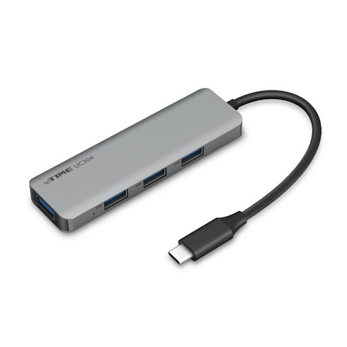 uc304l+ㅅ - ipTIME UC304 4포트 USB3.0 C/A타입 멀티허브, 1개