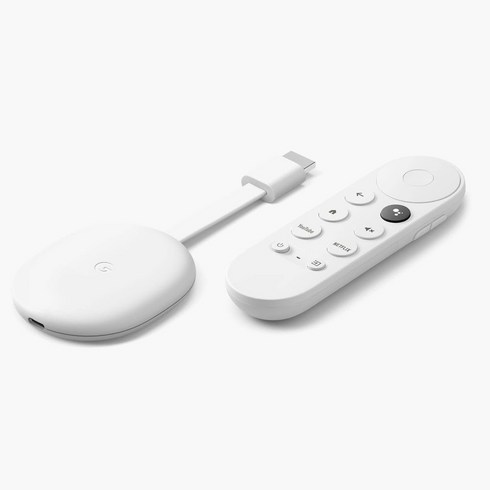구글 크롬캐스트 구글 TV 4K + TV 스틱 리모컨