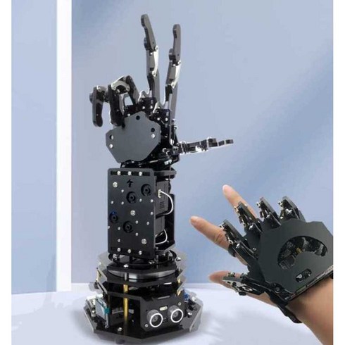 공학 로봇 팔 로그래밍 바디 오픈소스 교육용 로봇암, 주니어 + 모션 감지 장갑