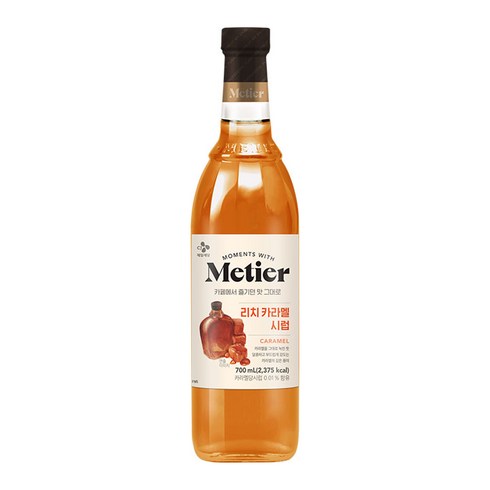 메티에 리치 카라멜향 시럽 700ml, 2개