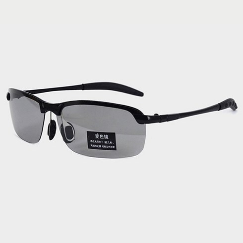 변색안경 - 남녀공용 스포츠 선글라스 변색 렌즈 초경량 고글 주야간용