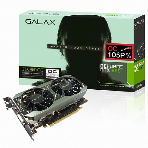 gtx960 - 갤럭시 GALAX GTX960 OC D5 2GB 105P 중고 무상 AS1개월 1:1교체