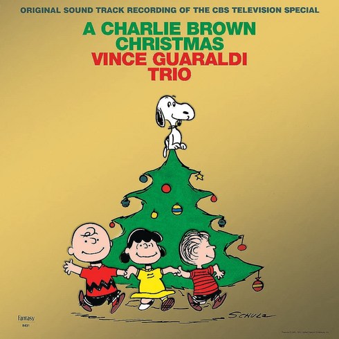 찰리브라운 스누피 피너츠 크리스마스 캐롤 재즈 골드 엘피 바이닐 선물용 소장용 A Charlie Brown Christmas 2022 LP Vinyl
