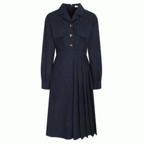 [엔터식스]JJ JIGOTT 플랩 장식 플리츠 셔츠 원피스GM2P0OP23