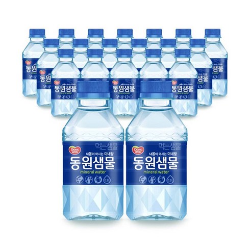 생수300ml - 동원샘물 생수 300mL * 20병, 20개