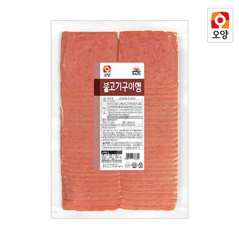 불고기구이햄 - [퀴클리몰] 사조오양 불고기구이햄 1kg, 10개