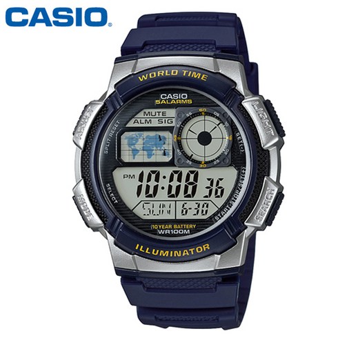 CASIO 카시오 남성 AE-1000W-2A 군인 군대 군용 전자 스포츠 시계